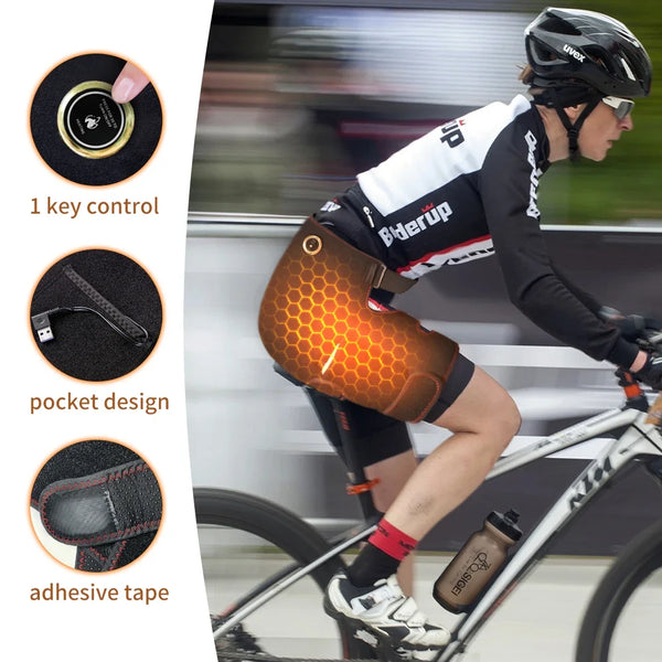 Hip Support Brace with Adjustable Massage & Heating - Pain Relief for Sciatica Recovery 5