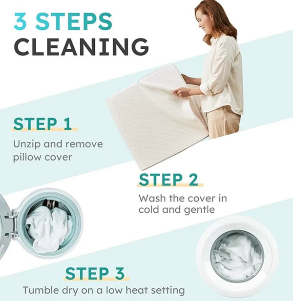 The Premium Wedge Pillow – Elevate Your Sleep & Breathe Easier