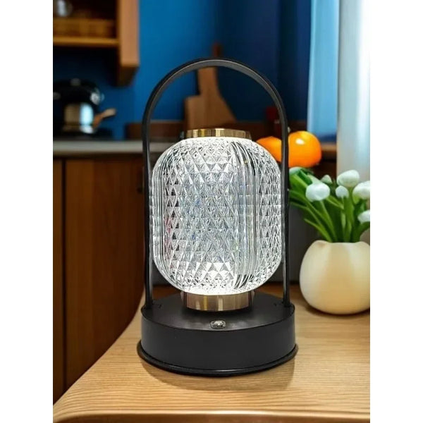 LED Table Lamp with Touch Control & Rechargeable Battery - Adjustable Brightness for Cozy Bedside or Desk Lighting 3