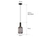 Colorful Retro Glass Pendant Light – Creative LED Hanging Light for Living Room and Bedroom