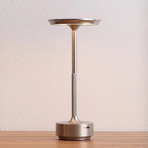 Modern Cordless Table Lamp - Rechargeable With LED Touch Sensor