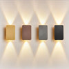 Modern Brushed Aluminum LED Wall Lamp for Indoor Use