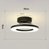 Modern LED Flush Mount Ceiling Light Fixture with Adjustable Color Temperature for Bedroom and Living Spaces