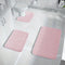 Memory Foam Non Slip Bath Mat - 3pcs Set