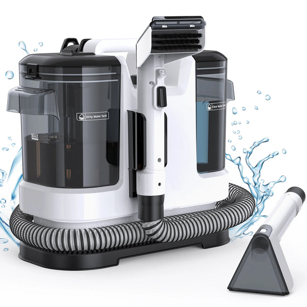 Powerful Carpet Cleaner with Dual Tanks & Extended Reach - Deep Clean for Home and Car 6