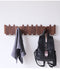 Luxury Wall-Mounted Wooden Coat Rack – Piano Design Entryway Organizer for Keys, Hats & Coats