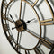 Large 3D Roman Numeral Metal Wall Clock – 60CM Silent Retro Decor