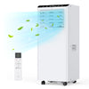 4-in-1 Portable Air Conditioner 7000BTU with Dehumidifier Fan Sleep Mode and Window Kit