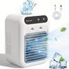 Mini USB Air Cooler Fan with Water Tank and Spray Function