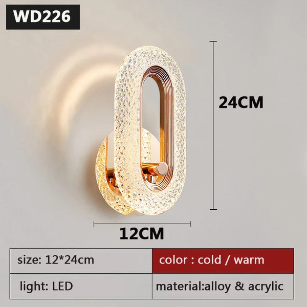 Variant image for Nordic Wall Lamp – Elegant Indoor Sconce Lighting for Bedroom and Living Room – Modern Wall Lights-2