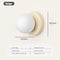 Variant image for Nordic LED Glass Wall Lamp – Minimalist G9 Base Sconce for Bedroom, Hallway, and Staircase Lighting-6