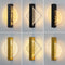 Modern LED Wall Lamp with Gold Foil Finish – 10W Acrylic Wall Sconce for Indoor Bedroom and Living Room Lighting-1