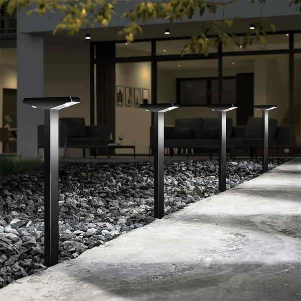 Solar Garden Path Lights Waterproof Outdoor LED Landscape Lamps