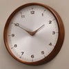 Silent Solid Wood Wall Clock – American Style Decorative Home Accent