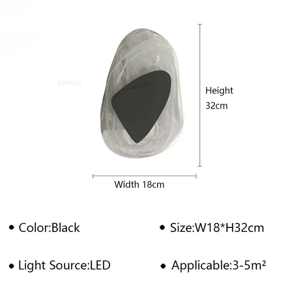 Variant image for Modern LED Wall Lamp Sconce for Indoor Use – Stylish Wall Lights for Bedroom and Living Room, Adjustable Brightness, Matte Black Finish-3