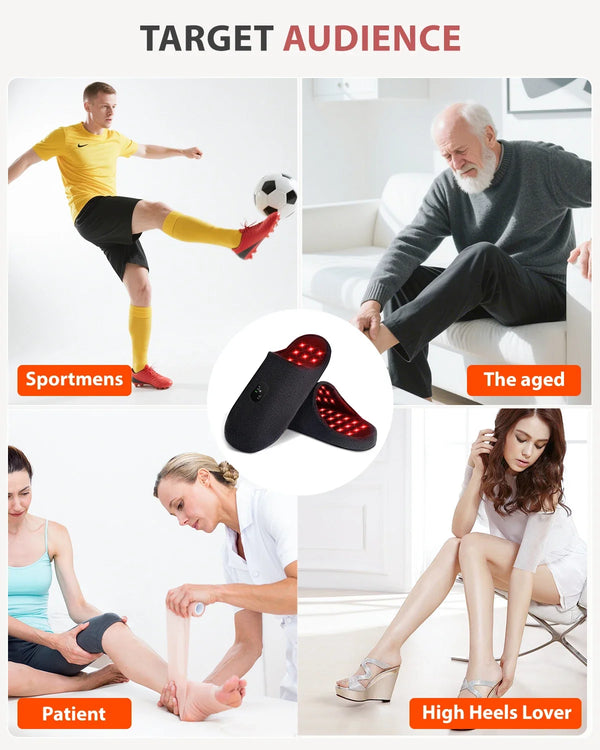 Red Light Therapy Slippers for Foot Pain Relief at Home