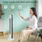 Leafless Remote-Control Floor Fan with Air Circulation and Energy Saving