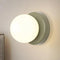 Nordic LED Glass Wall Lamp – Minimalist Base Sconce for Bedroom, Hallway, and Staircase Lighting