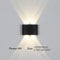 Variant image for Modern Waterproof LED Wall Light for Indoor and Outdoor Use – 2W to 10W, Durable ABS, Black/White Exterior Wall Lights-10