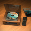Retro Wooden Bluetooth CD Player with USB and Optical Output
