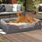Jumbo Orthopedic Memory Foam Dog Sofa – Waterproof & Washable Cover