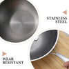 Stainless Steel Non-Stick Wok Pan for All Stoves with Handle