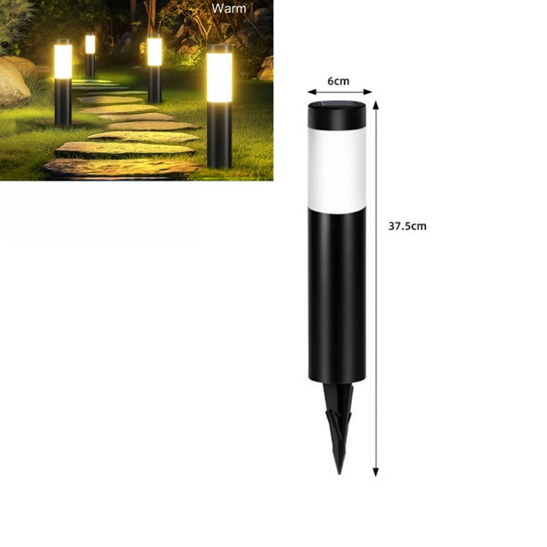 Solar Stainless Steel LED Garden Pathway Lights – Weatherproof Outdoor Decor
