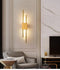 LED Staggered Wireless Wall Sconce – Usb Rechargeable Indoor Lighting for Modern Home Decor