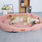 Fluffy Dog Sofa Bed – Soft Cushion Mat for Small & Large Pets
