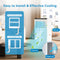 4-in-1 Portable Air Conditioner 7000BTU with Dehumidifier Fan Sleep Mode and Window Kit