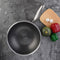 Stainless Steel Non-Stick Wok Pan for All Stoves with Handle