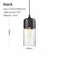 Nordic Wood Glass Pendant Light – Modern Hanging Lamp
