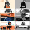 20000mAh Rechargeable Camping Fan with LED Light and USB Power Bank