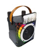 Portable Bluetooth Karaoke Speaker with Lights and Dual Mics