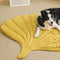 Breathable Cooling Dog Mat - Leaf-Shaped Washable Dog Mat