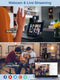 48MP 4K Digital Vlogging Camera with Autofocus and Flip Screen