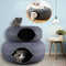 Large Cat Tunnel Bed – Cozy Interactive Play & Sleep Area for Cats