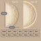 Minimalist Half-Moon Wall Lamp – LED Wall Lights Indoor for Hallway and Porch - Modern Sconce Light Design