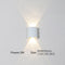 Variant image for Modern Waterproof LED Wall Light for Indoor and Outdoor Use – 2W to 10W, Durable ABS, Black/White Exterior Wall Lights-6