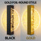Variant image for Modern LED Wall Lamp with Gold Foil Finish – 10W Acrylic Wall Sconce for Indoor Bedroom and Living Room Lighting-20