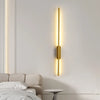 Modern Nordic LED Wall Light – Full Copper Design, 80cm & 60cm Wall Lamp for Living Room and Bedroom Sconces-1