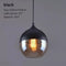 Nordic Wood Glass Pendant Light – Modern Hanging Lamp