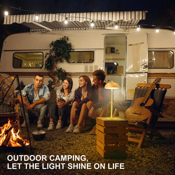 Rechargeable Wireless LED Touch Lamp – Modern Mushroom Design