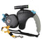 Retractable Double Dog Leash with 360° Tangle – Adjustable Belt for Two Dogs, Lightweight and Durable