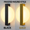 Modern LED Wall Lamp with Gold Foil Finish – Acrylic Wall Sconce for Indoor Bedroom and Living Room Lighting