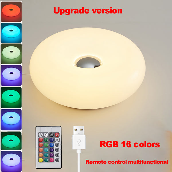 USB Table Lamp with Touch Control and RGB Color Changing – Dimmable Bedside or Desk Lamp for Bedroom and Living Room