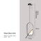 Black Nordic Magpie Bird LED Pendant Lamp – Stylish Indoor Chandelier for Kitchen and Bedroom Lighting