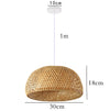 Hand Knitted Bamboo Pendant Lamp – Eco-Friendly Style Hanging Light for Home and Restaurant Decor