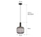 Colorful Retro Glass Pendant Light – Creative LED Hanging Light for Living Room and Bedroom