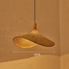 Hand Knitted Bamboo Pendant Lamp – Eco-Friendly Style Hanging Light for Home and Restaurant Decor